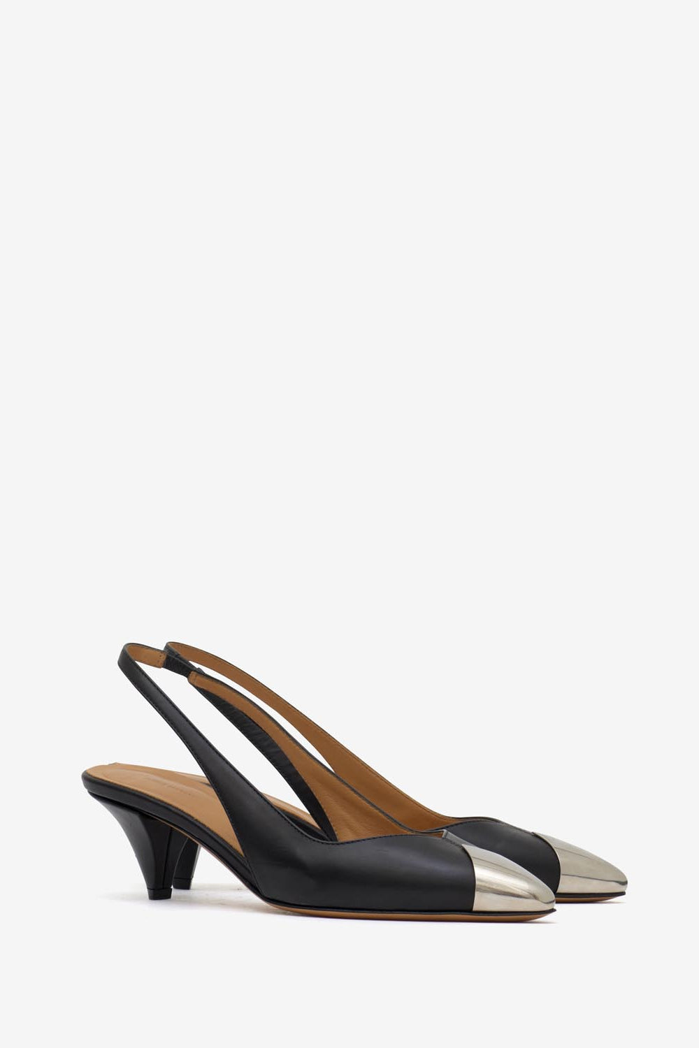 Elina smooth leather pumps - 검은색 - Woman - 3
