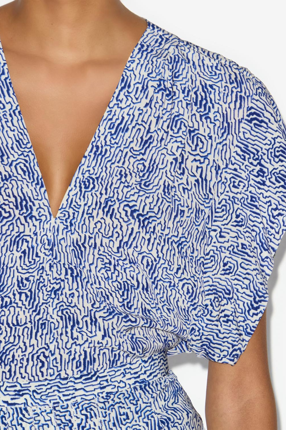 Delocia short sleeve top - Blue - Woman - 3