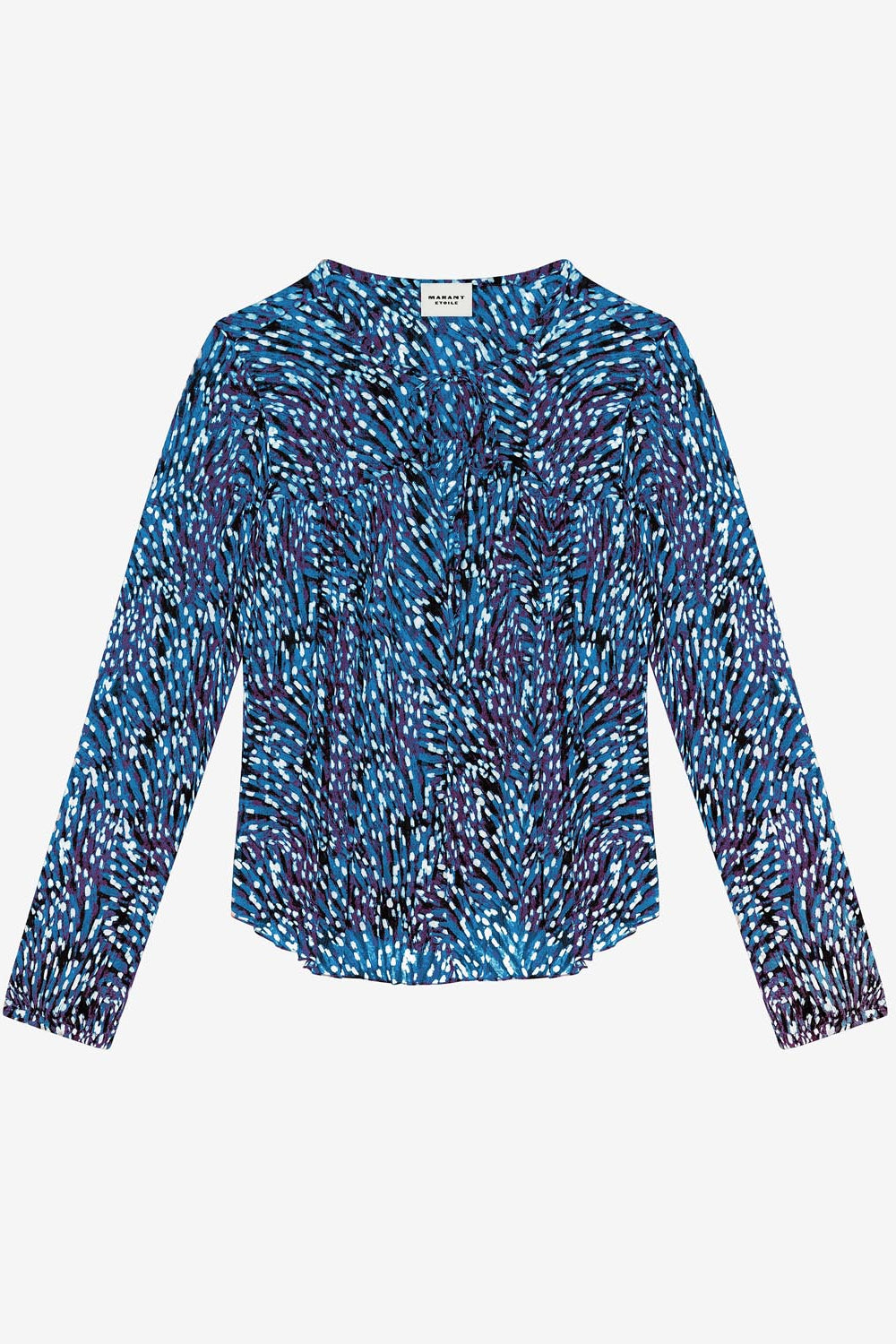 Long-sleeve viscose top daytonea - Midnight - Woman - 2