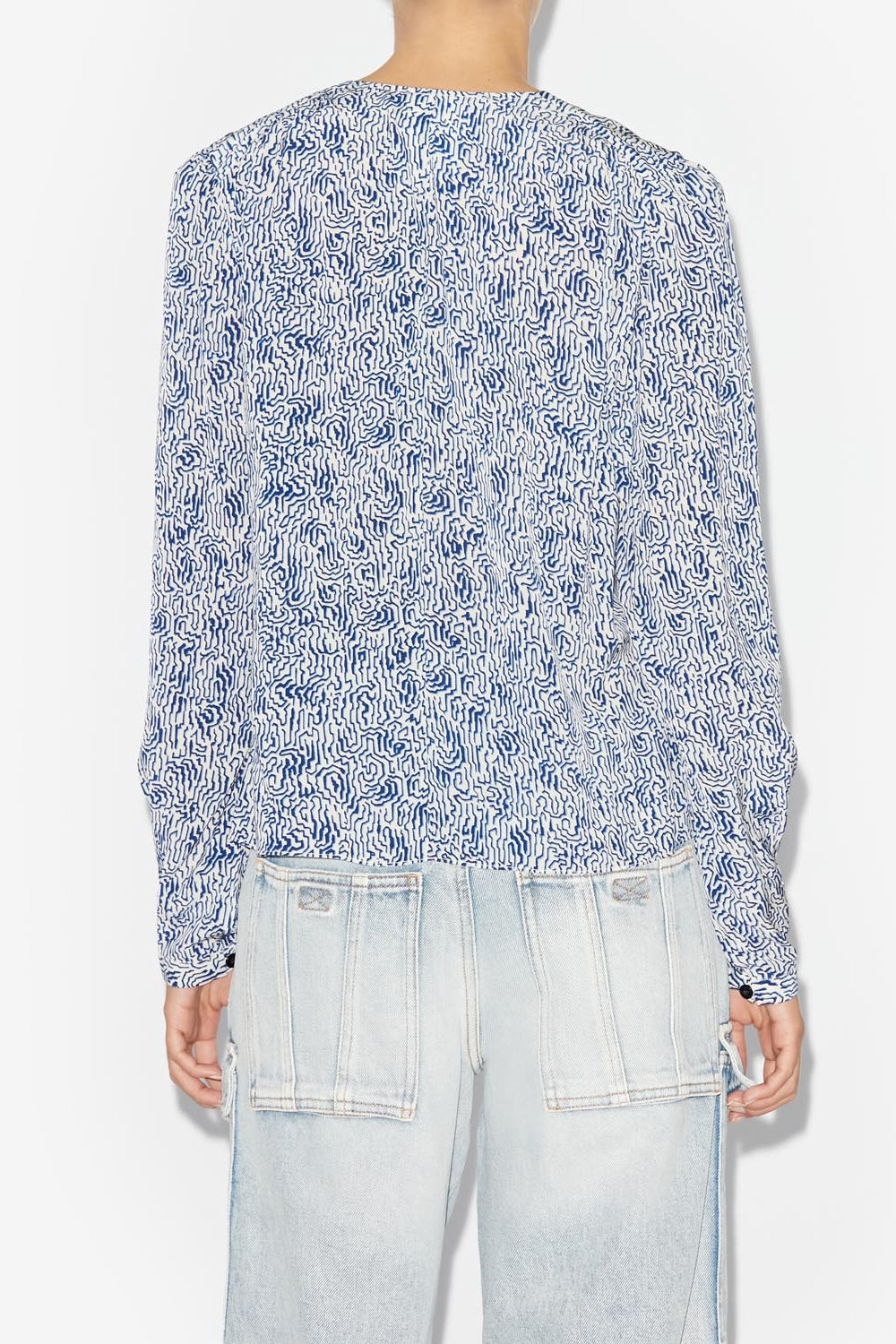 Long-sleeve blouse eddy - Blue - Woman - 5