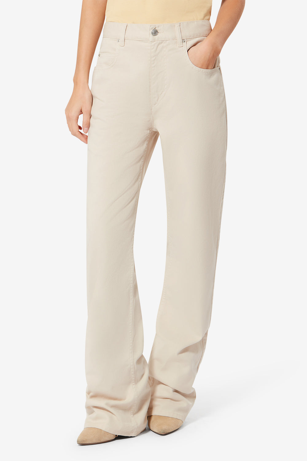 Belvira デニム ブーツカット ジーンズ - 生成り - Woman - 4