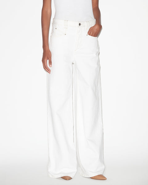 Lemony pantalones Woman Blanco 4