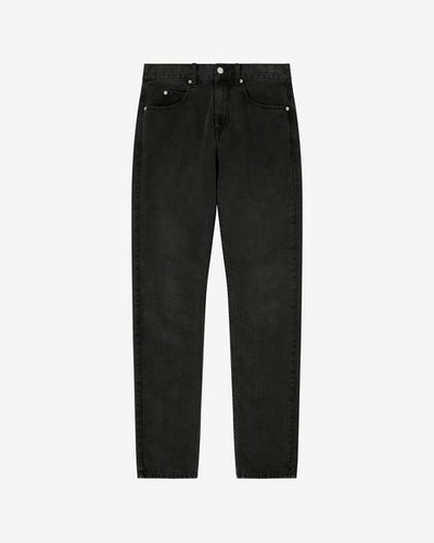 Jean droit en denim jack - Noir délavé - Man - 1