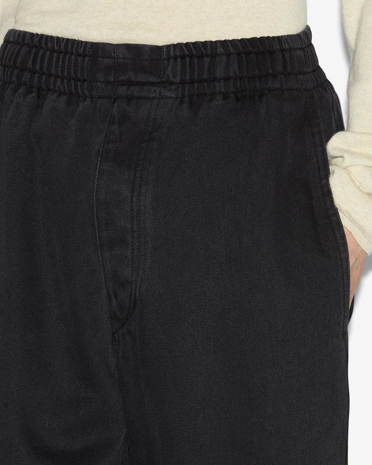 Timeo flowing denim jeans - Black - Man - 2