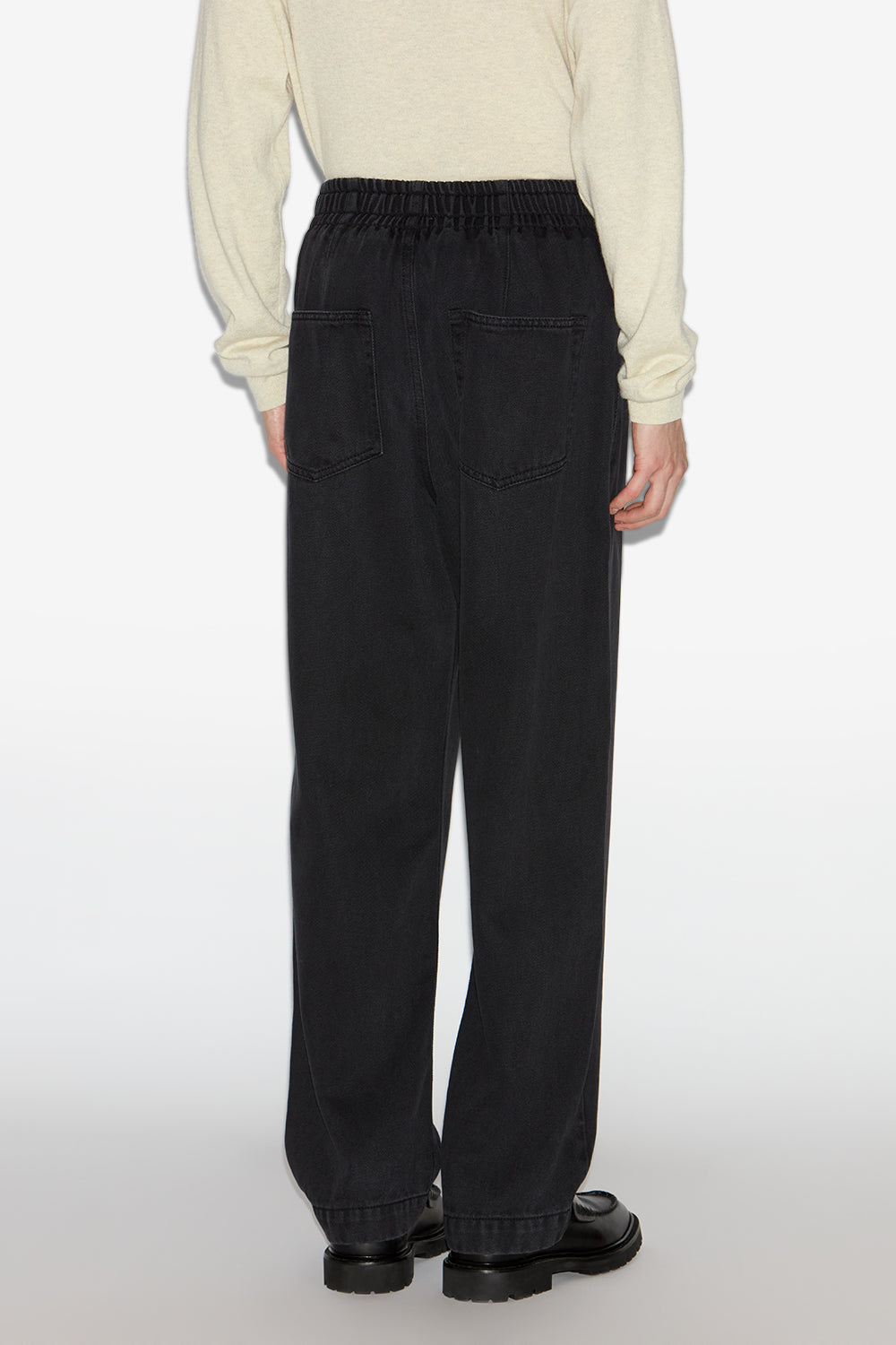 Jean timeo en denim fluide  - Noir délavé - Man - 5