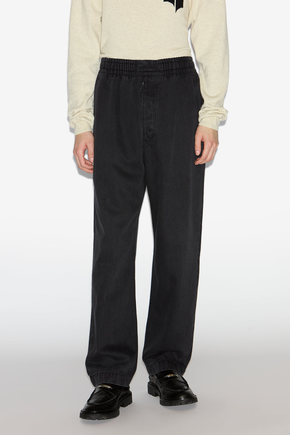 Jean timeo en denim fluide  - Noir délavé - Man - 4