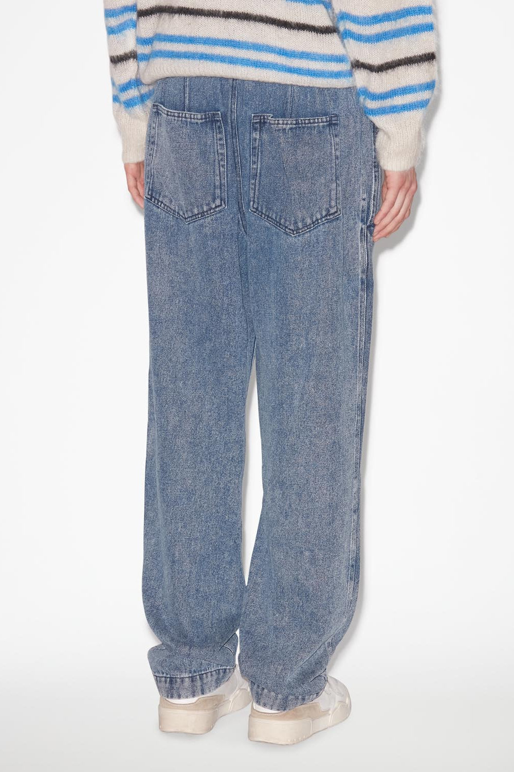 Jean fluide à taille élastiquée timeo - Bleu clair - Man - 5