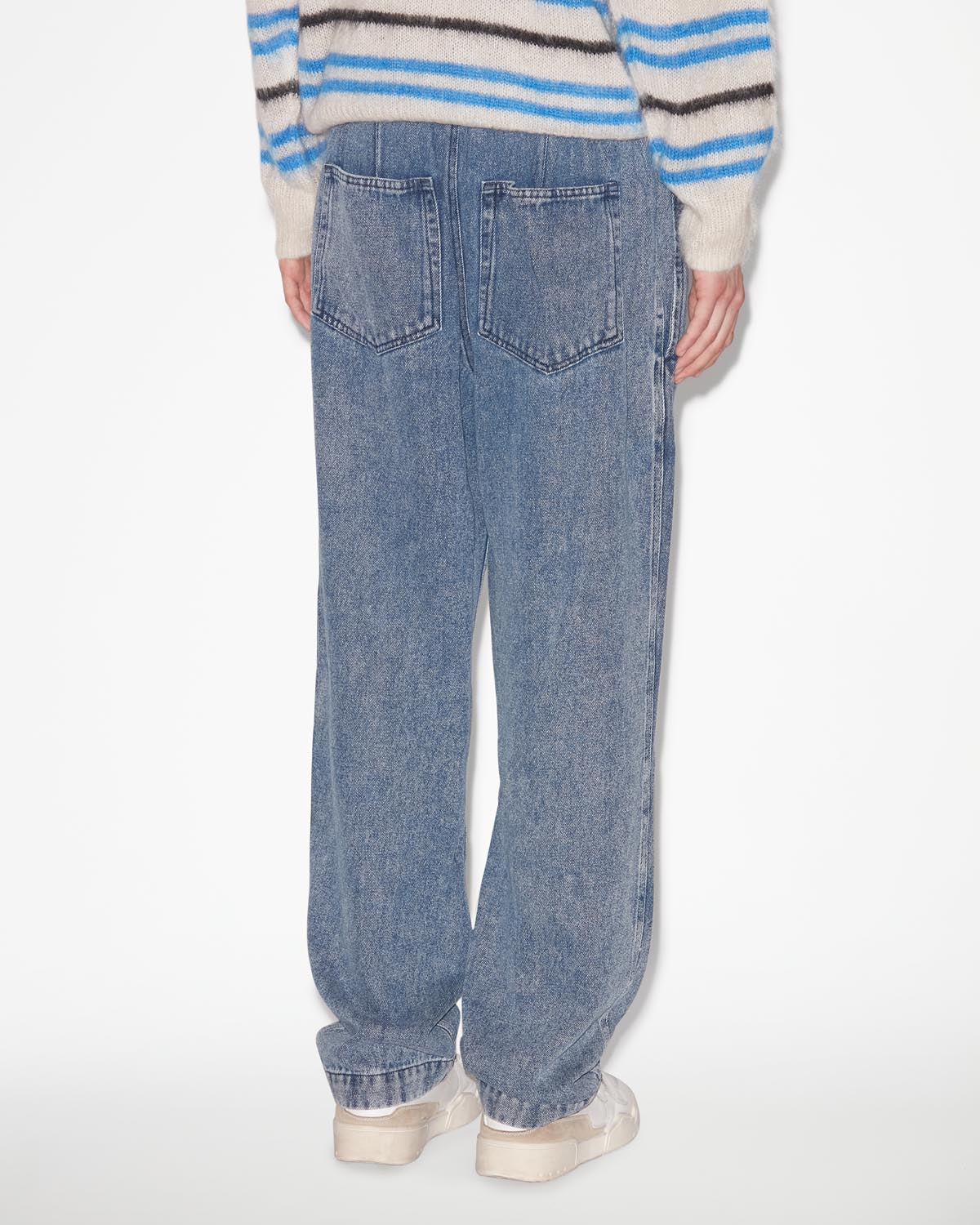 Jean fluide à taille élastiquée timeo - Bleu clair - Man - 4