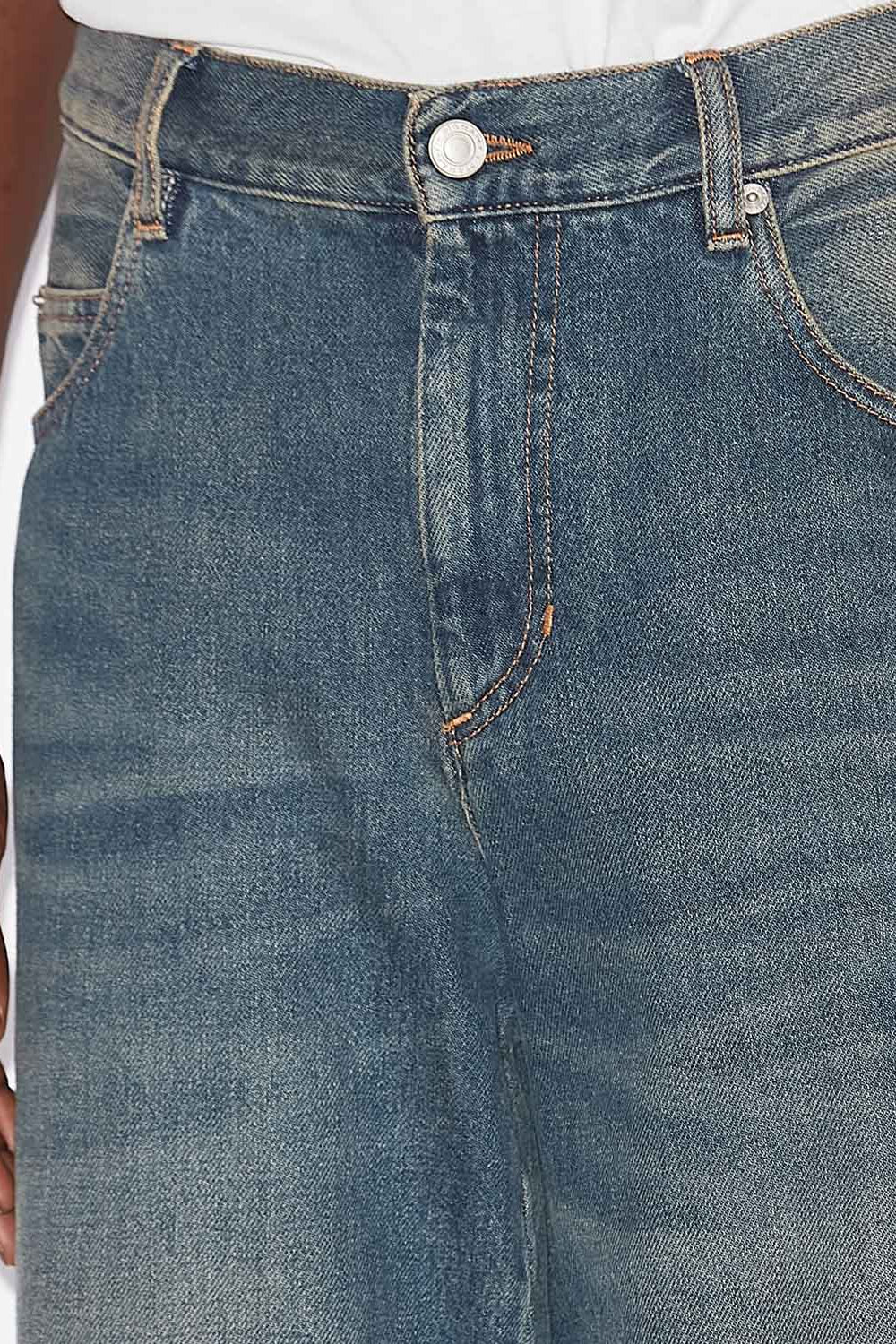 Jean jorje large en denim - Bleu - Man - 3