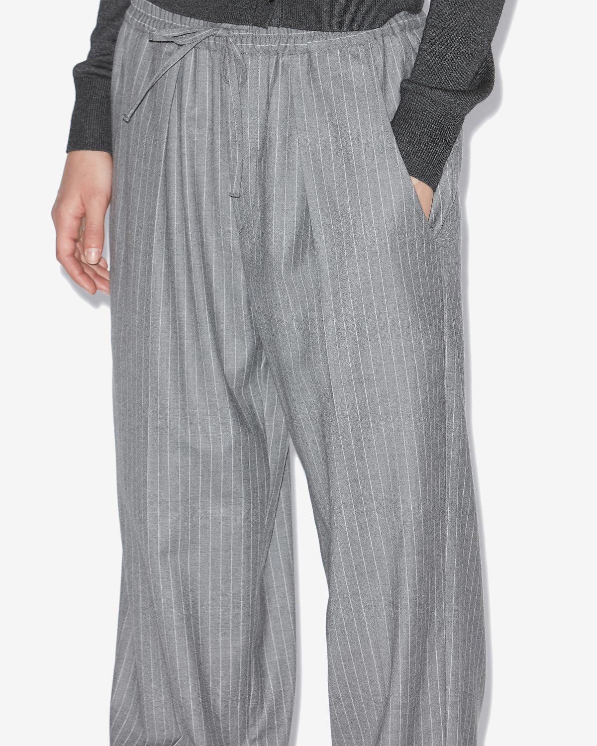 Liska pants Woman Gray 4