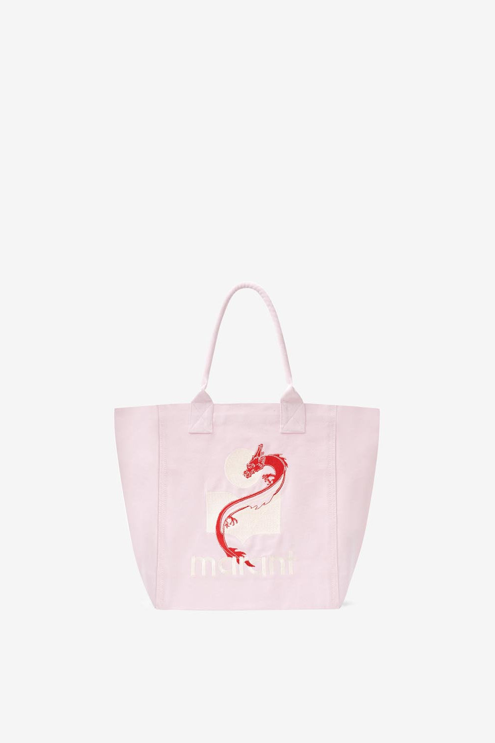 Petit sac cabas yenky à logo brodé - Rose - Woman - 1