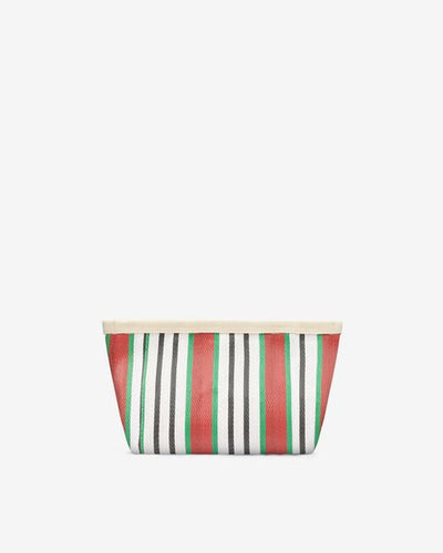 Sac pochette rayé powden - Rouge - Woman - 4