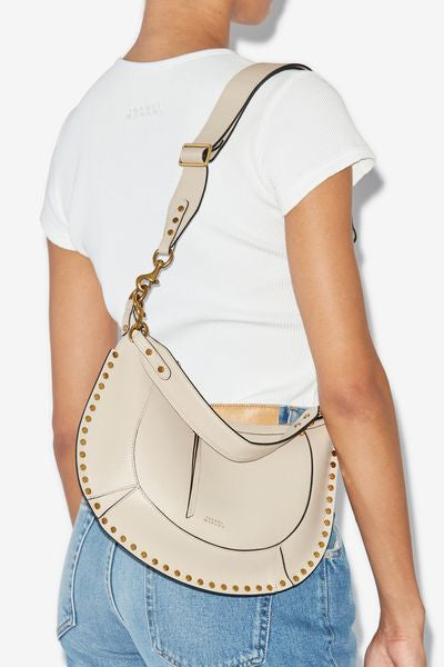 Sac en cuir à clous naoko - Beige clair - Woman - 4
