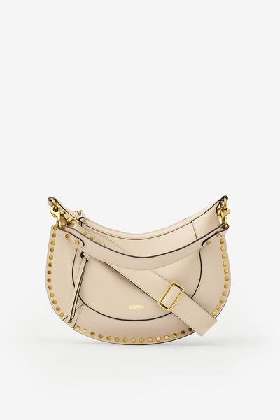 Sac en cuir à clous naoko - Beige clair - Woman - 2