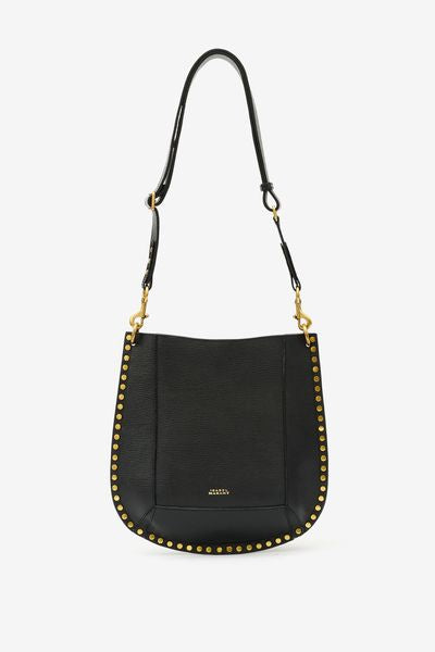 Leather hobo bag oskan - 검은색 - Woman - 10