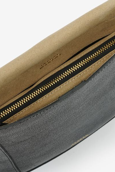 Leather hobo bag oskan - 검은색 - Woman - 6