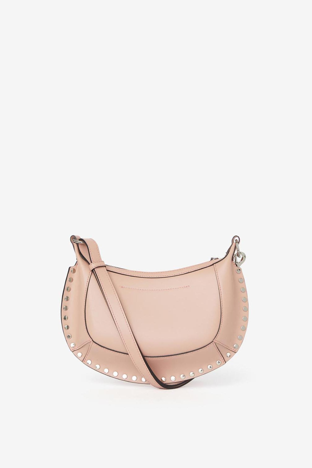 Bolso de hombro de piel granulada oskan moon - Nude - Woman - 2