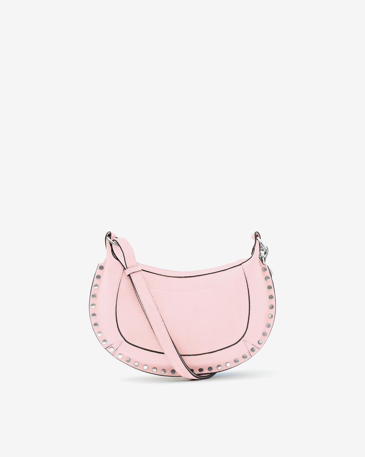 Schultertasche oskan moon aus leder - Light pink - Woman - 2