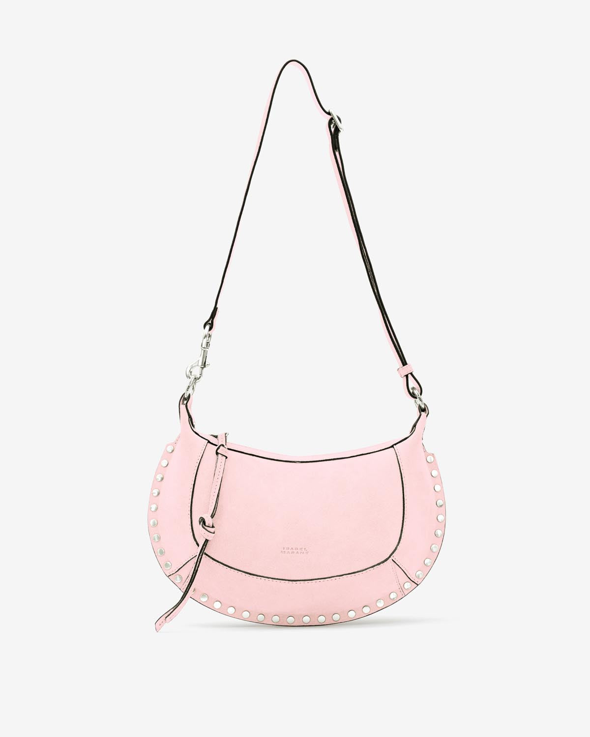 Schultertasche oskan moon aus leder - Light pink - Woman - 5