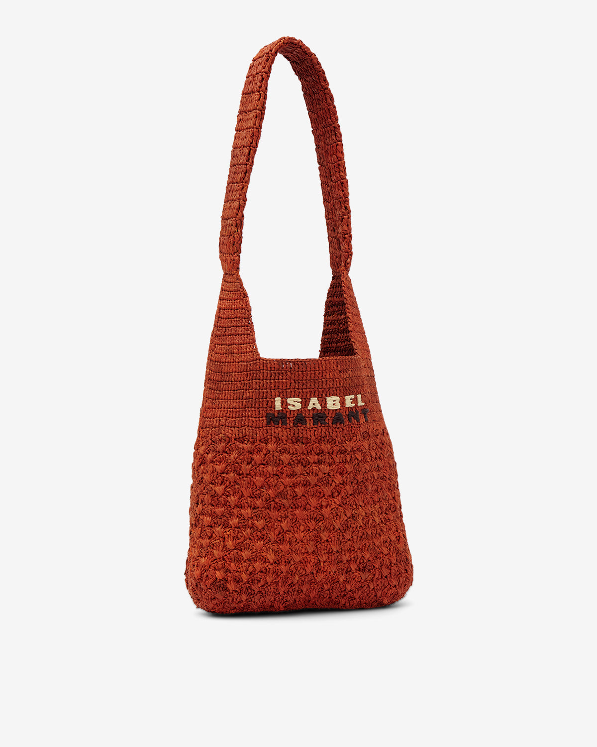 Praia small raffia bag - Orange - Woman - 4