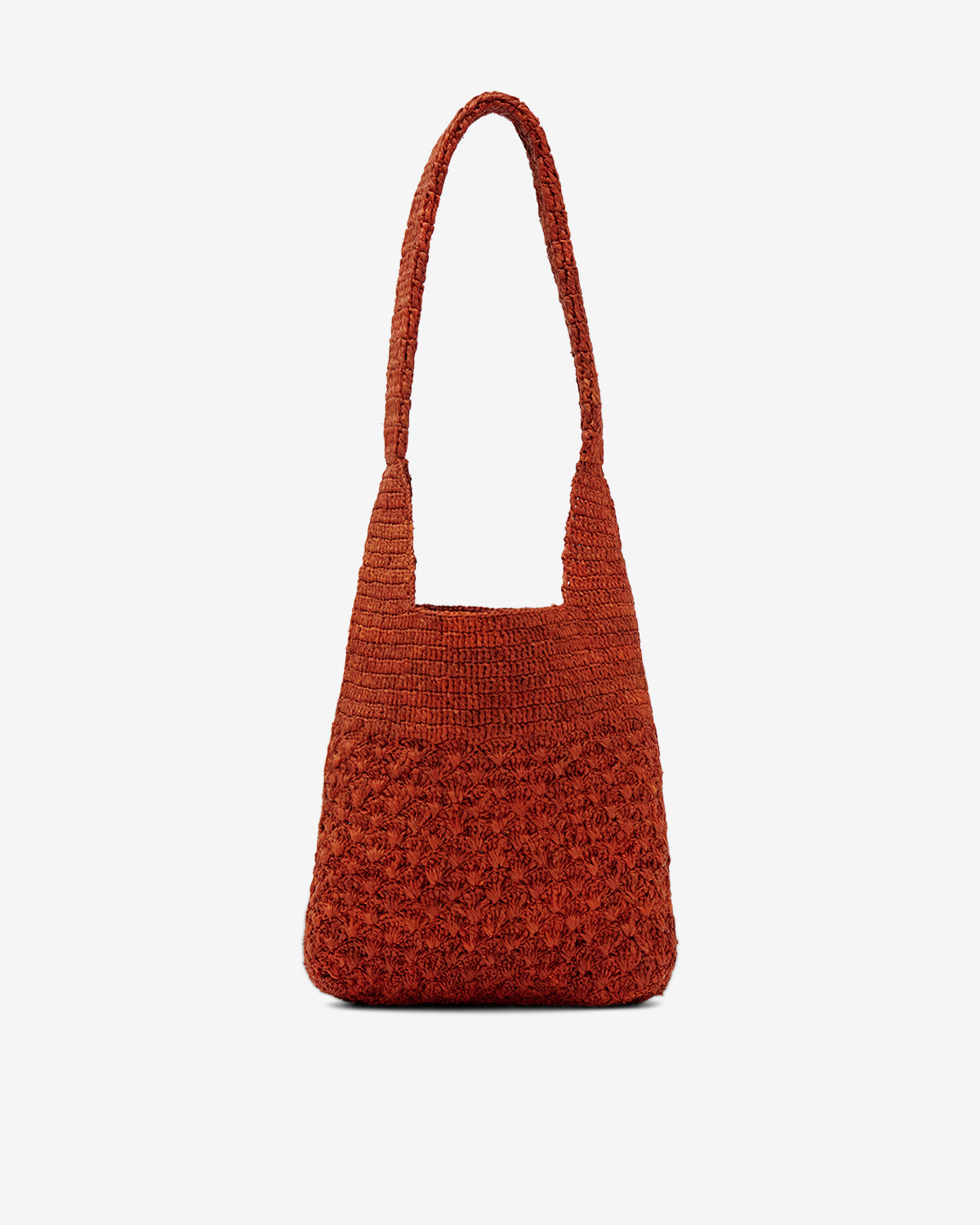 Praia small raffia bag - Orange - Woman - 2