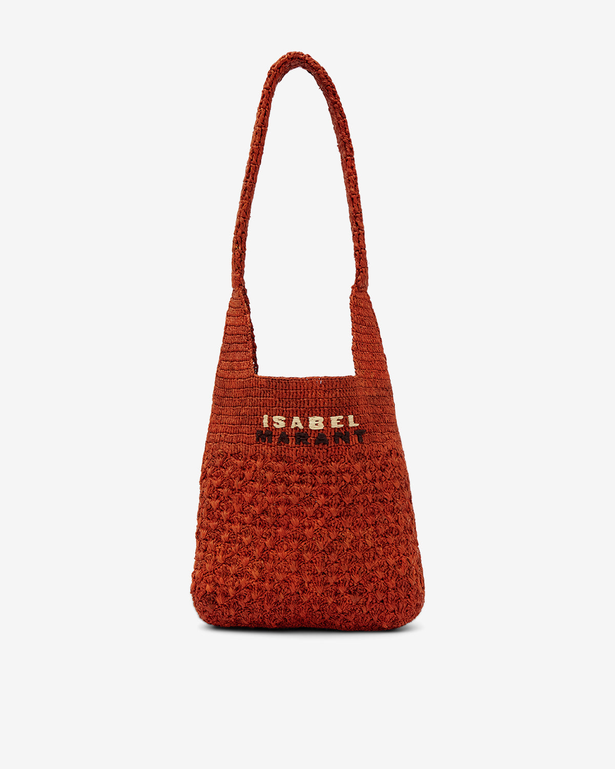 Praia small raffia bag - Orange - Woman - 1