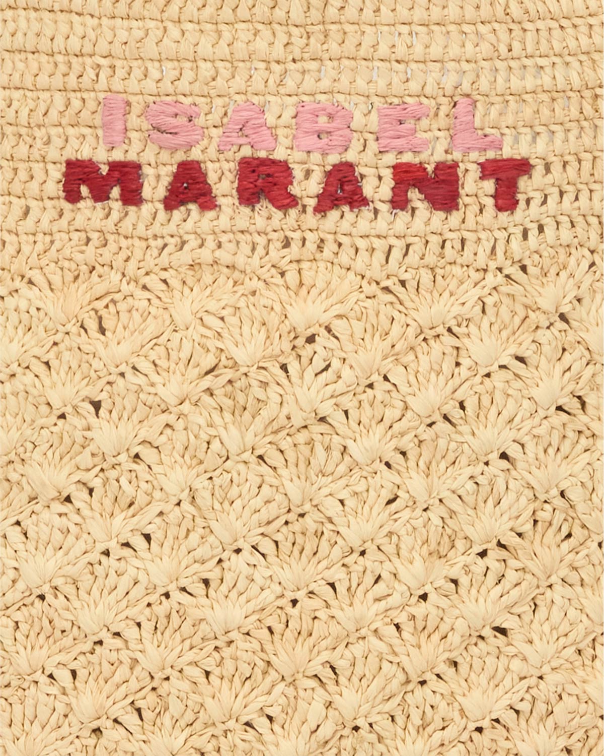 Praia borsa small in rafia - Natural/pink - Woman - 3