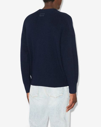 Pull barry en laine mérinos - Nuit - Man - 8