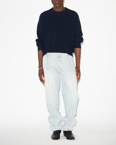 Pull barry en laine mérinos - Nuit - Man - 2