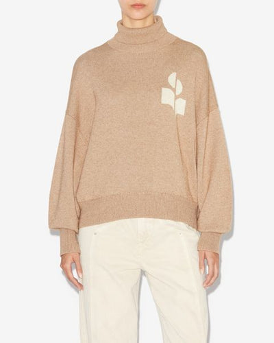 Rollkragenpullover nash mit logo - Camel - Woman - 9