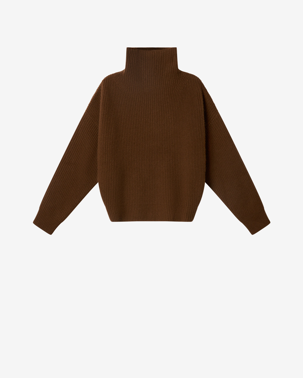 Jersey brooke de lana merino y cachemir - Chocolate - Woman - 1