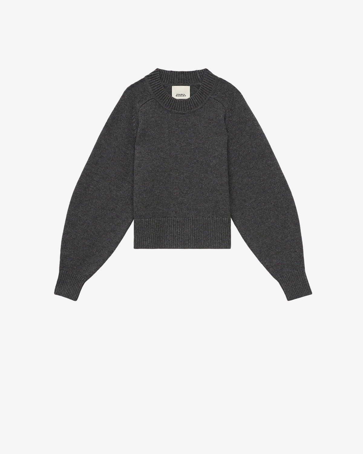 Leandra merinos wool and cashmere sweater - Anthracite - Woman - 5