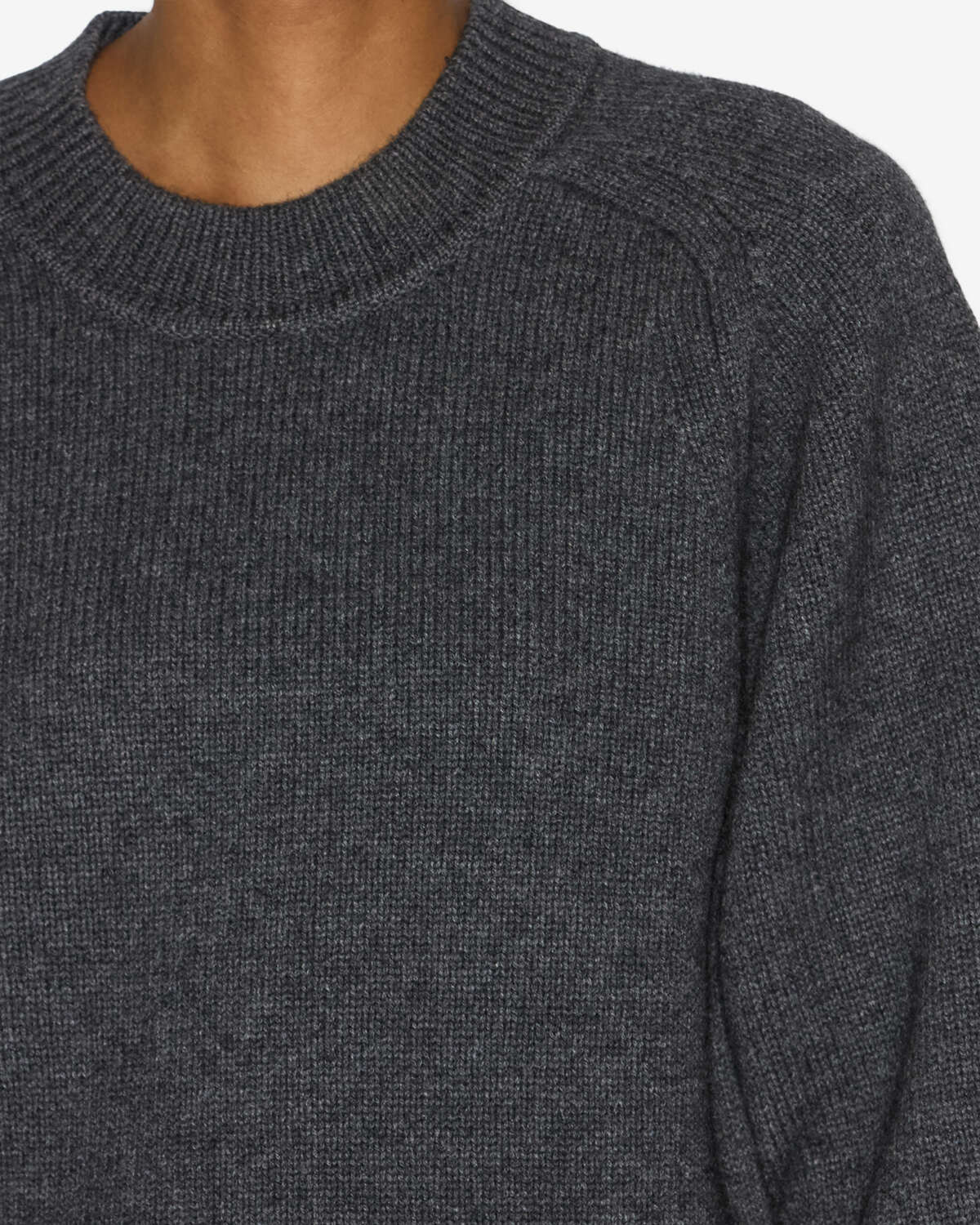 Leandra merinos wool and cashmere sweater - Anthracite - Woman - 2