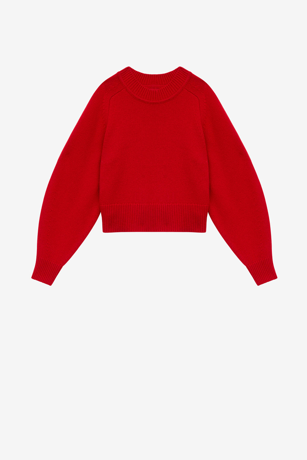 Leandra merinos wool and cashmere sweater - Poppy red - Woman - 1