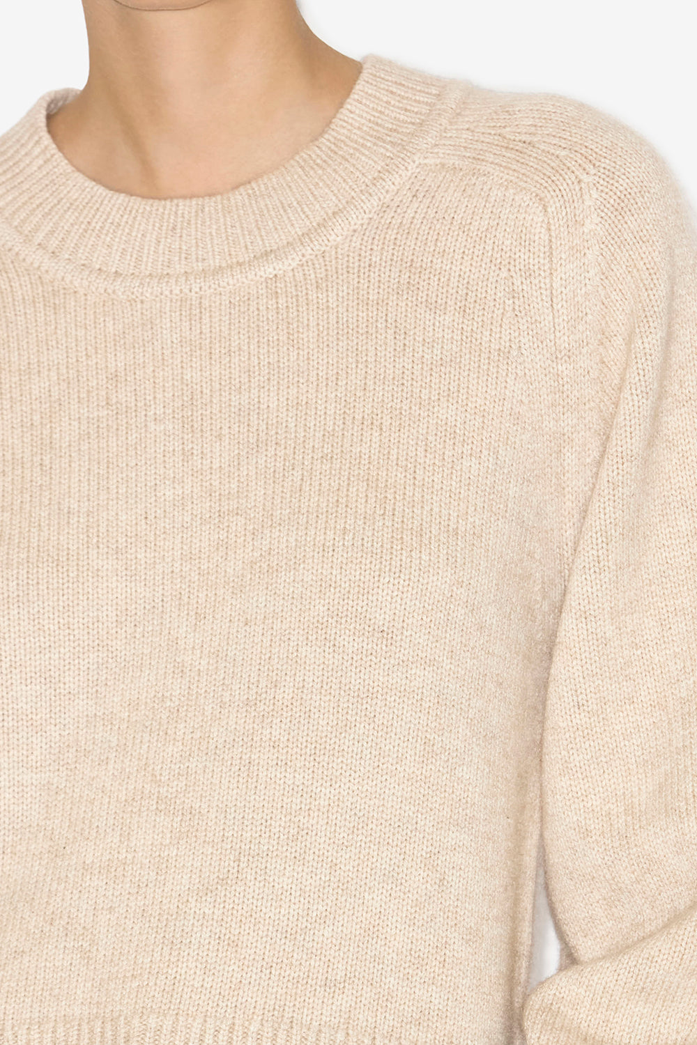 Leandra メリノウール＆カシミヤ セーター - Light beige - Woman - 3