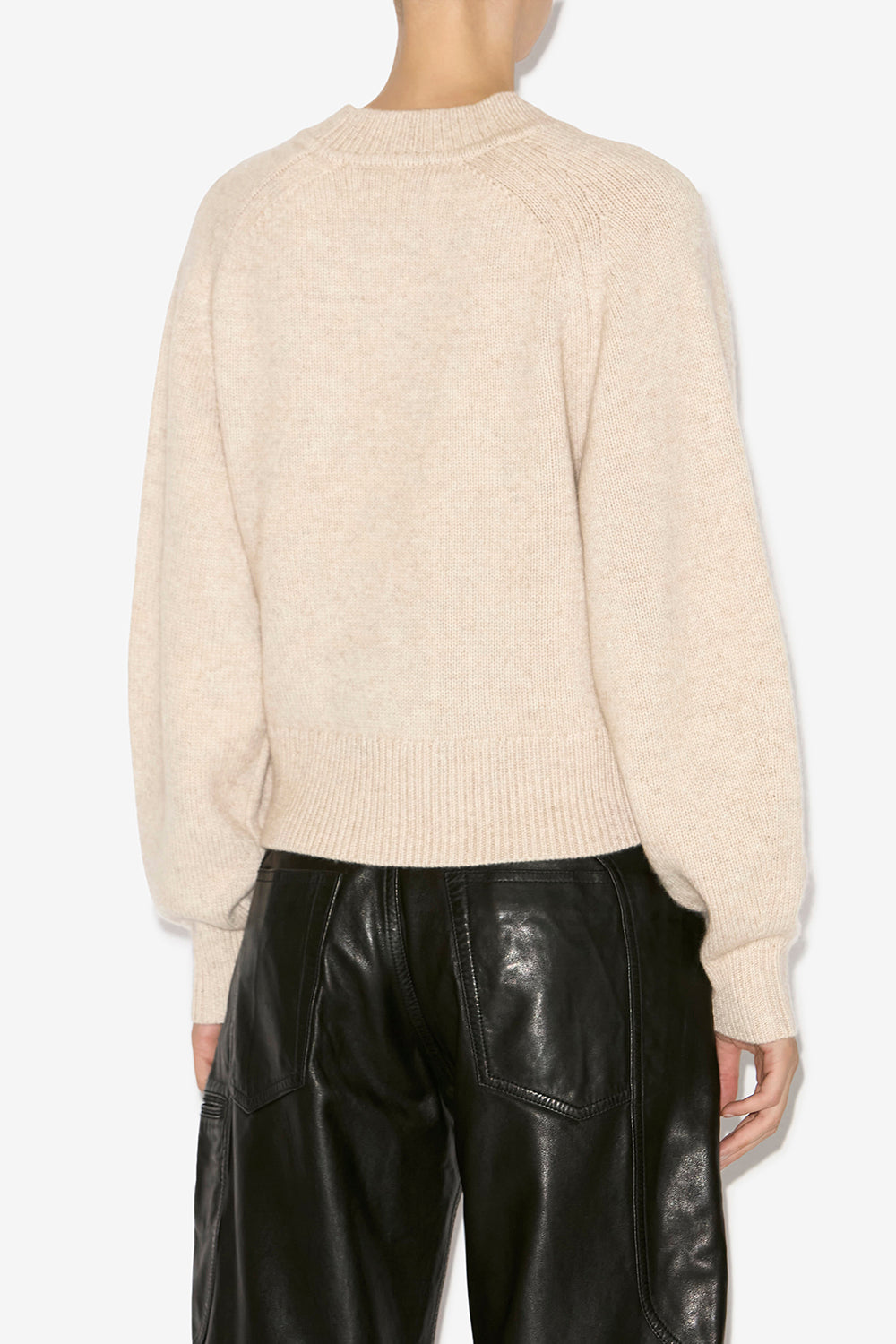 Leandra メリノウール＆カシミヤ セーター - Light beige - Woman - 5