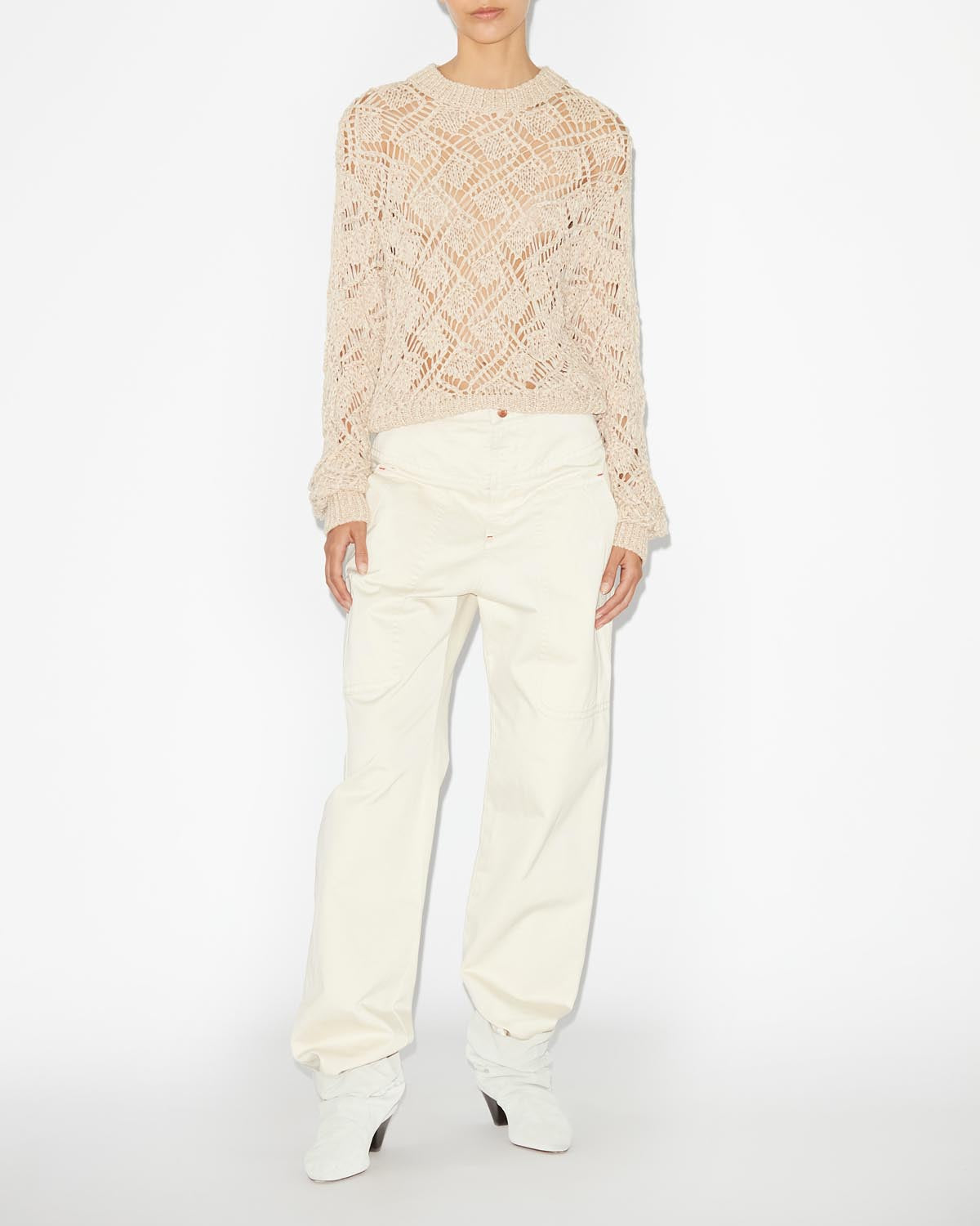 Joey sweater - Ecru - Woman - 1