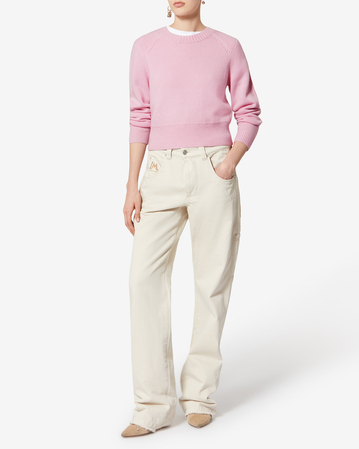 Cornelia wool sweater - Pink - Woman - 1