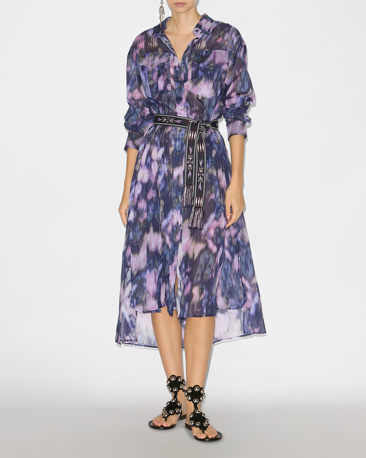 Eliane dress Woman Purple-lilac 3