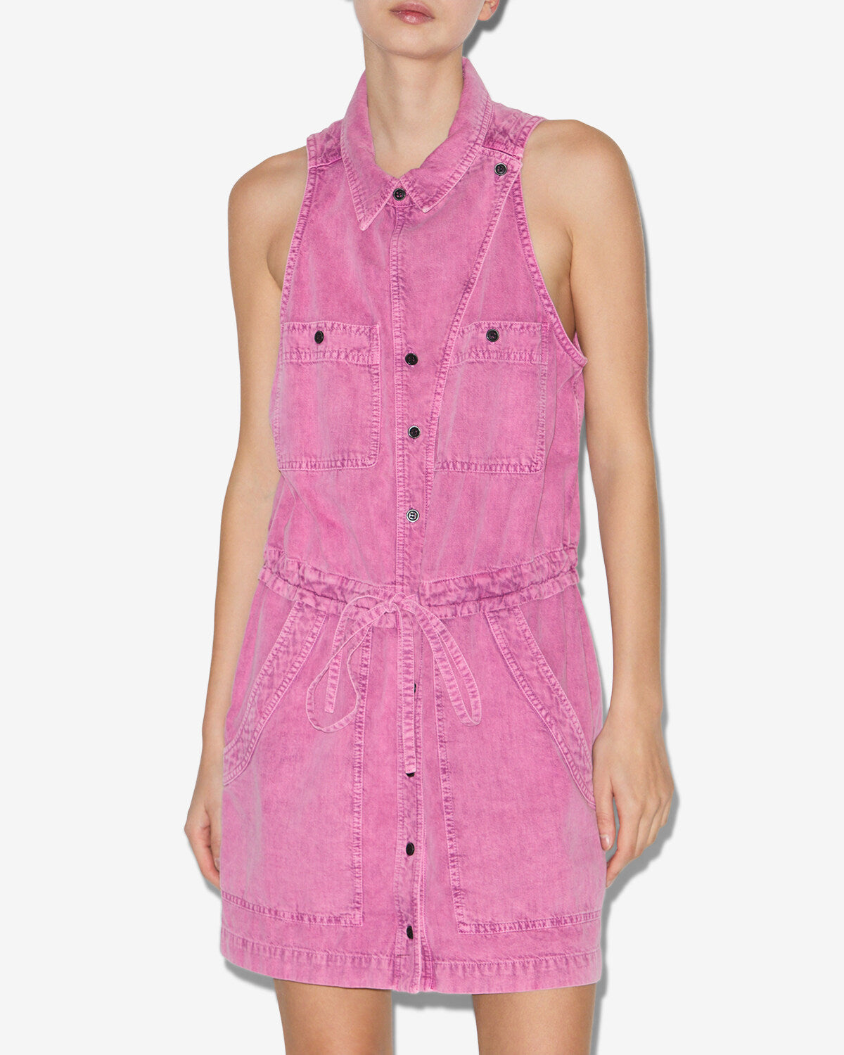 Ines xxx cotton dress - ピンク - Woman - 3