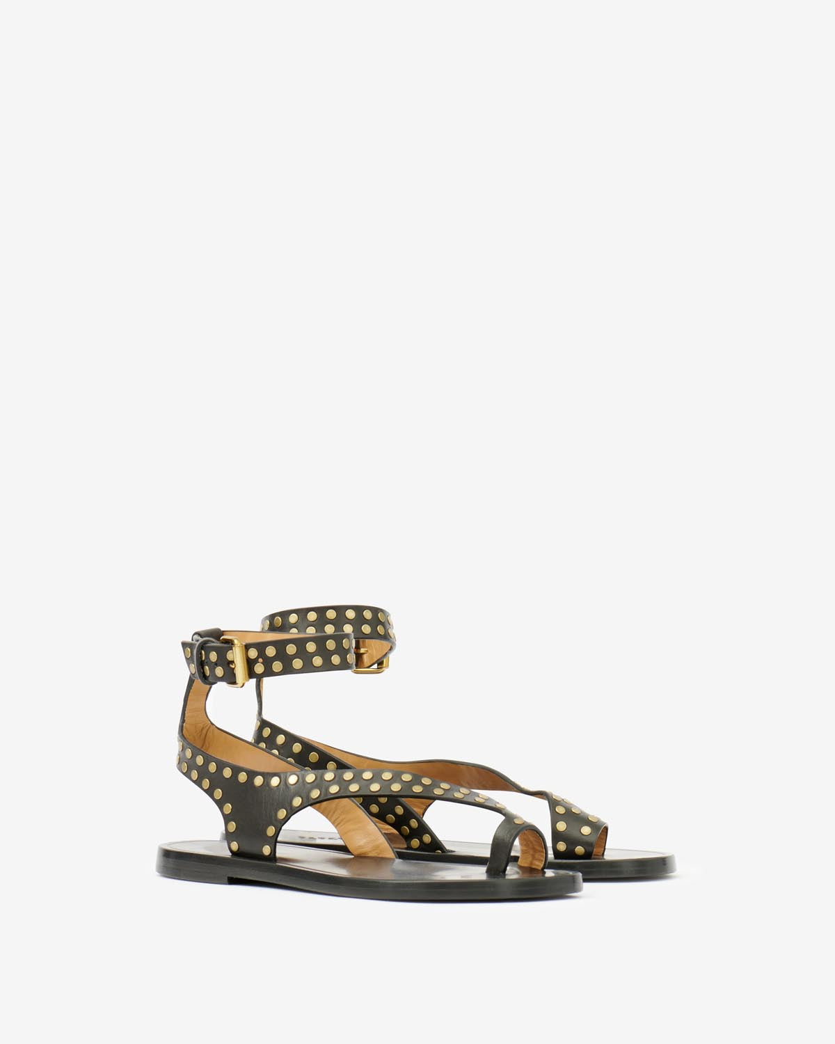 Jiona sandals Woman Black and gold 2