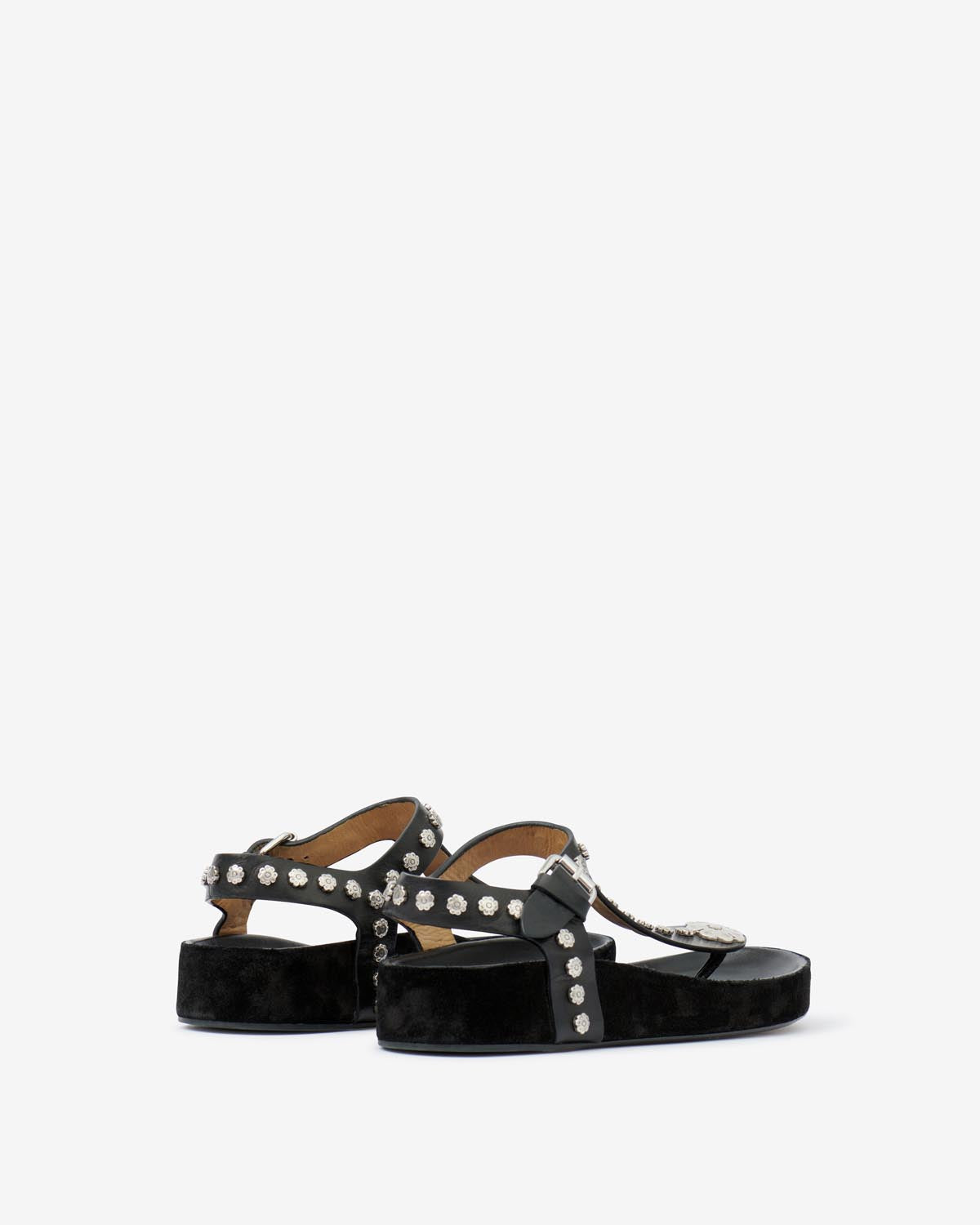 Enore sandals Woman Black and silver 3