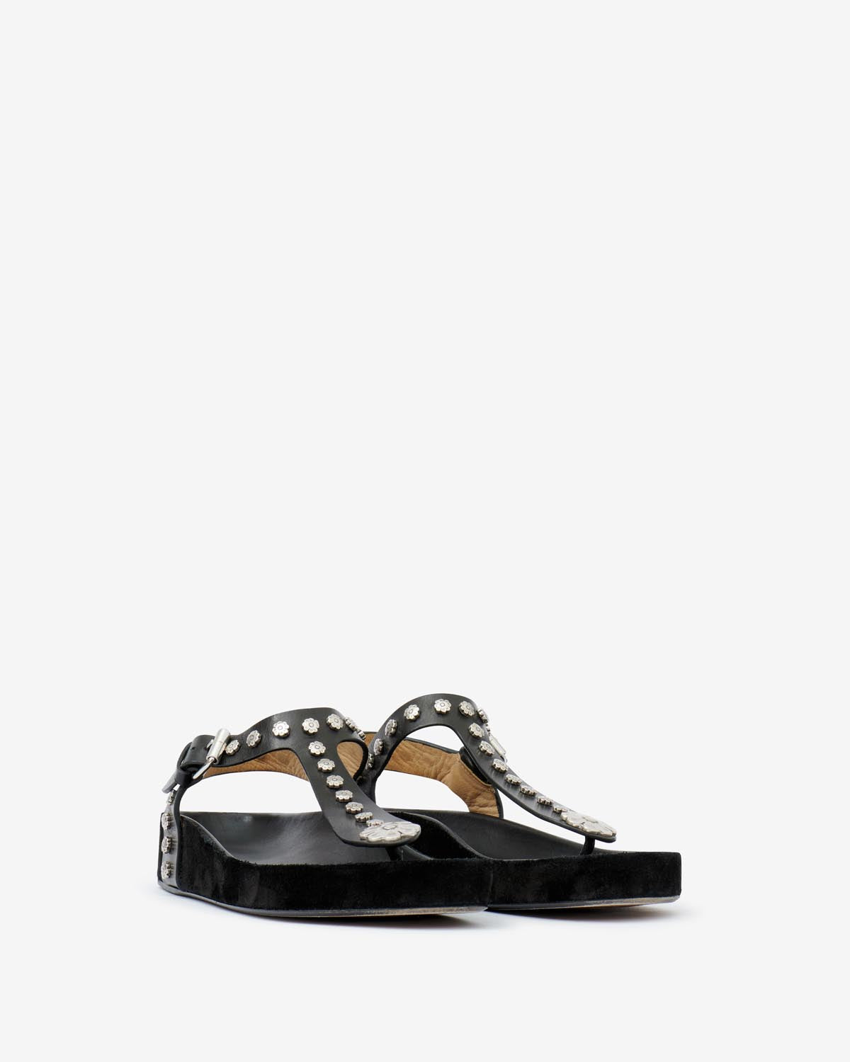 Enore sandals Woman Black and silver 4