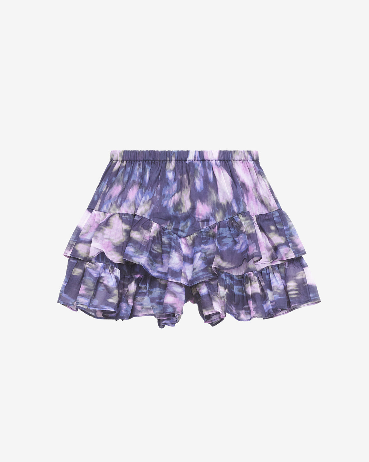 조카디아 코튼 보일 프린트 러플 쇼츠 - Purple-lilac - Woman - 5