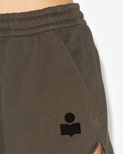 Mifa logo shorts Woman ウォッシュドブラック 2