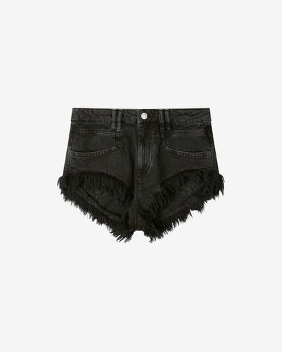 Eneidao denim shorts - Black - Woman - 5