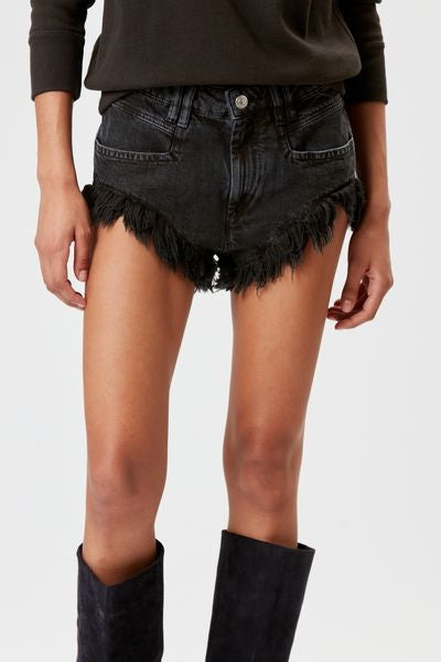 Short en denim eneidao - Noir délavé - Woman - 4