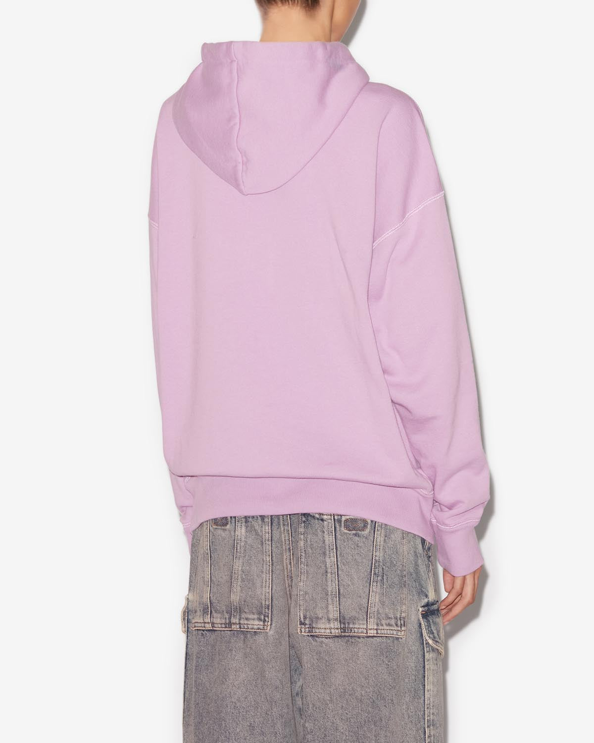 Mansel oversized hoodie sweatshirt - Lilac-purple - Woman - 4