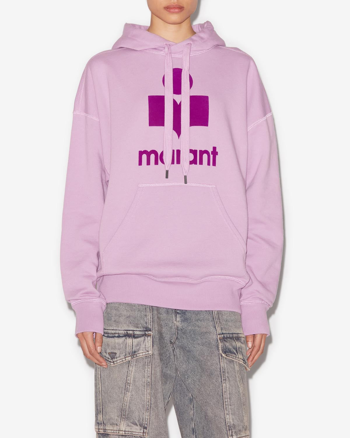 Mansel oversized hoodie sweatshirt - Lilac-purple - Woman - 3