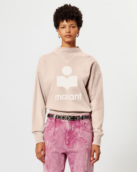 Moby sweatshirt Woman Pearl rose-ecru 2
